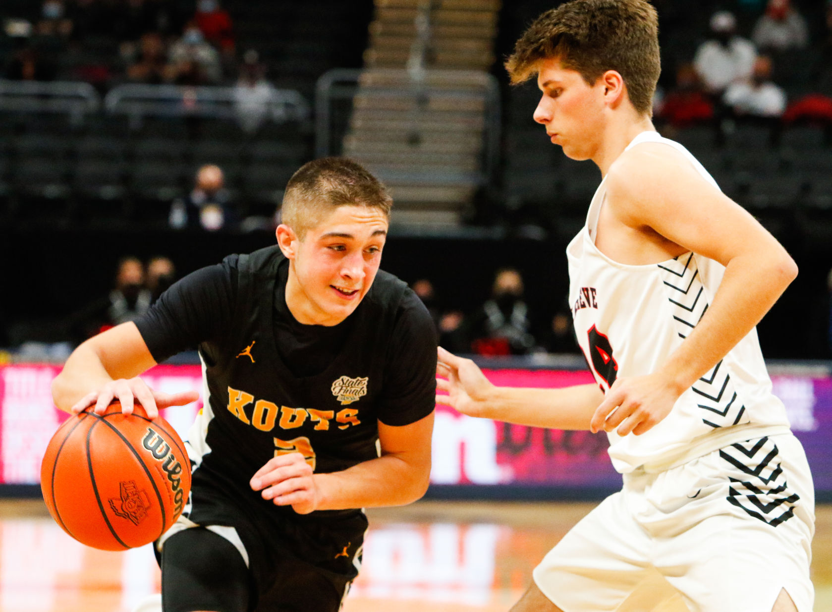 Gallery: Class A boys basketball state final: Kouts vs. Barr-Reeve